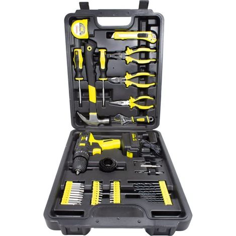 Set WMC di 57 pezzi con trapano elettrico completo