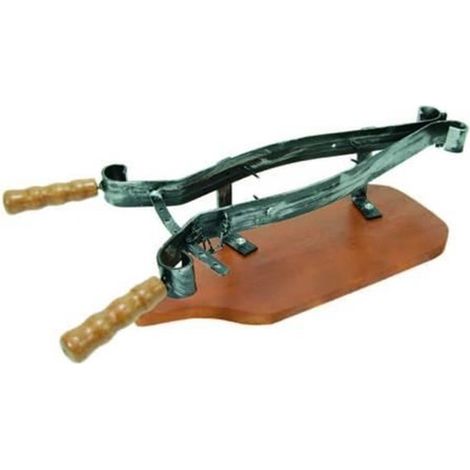 PORTA PROSCIUTTO IN LEGNO CON CHIODI IN METALLO FERMA PROSCIUTTO FER 65894
