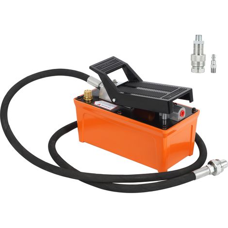 Pompe hydraulique pneumatique 10 000 PSI – Réservoir 1,7L – Pédale au pied – Sortie 3/8" NPT, Entrée 1/4" NPT – Idéale atelier auto, presse hydraulique (1/5)