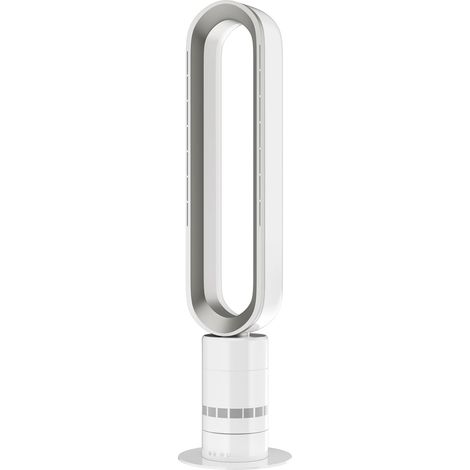 Turmventilator ohne Rotorblätter, 10 Geschwindigkeitsstufen, 71°-Oszillation, 9-Stunden-Timer, Fernbedienung, Kindersicherung, leiser Betrieb, LED-Anzeige (1/5)