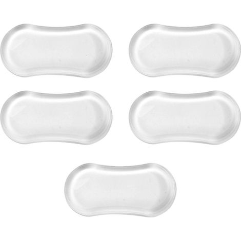 Kit de remplacement de butée pour siège de toilette, compatible avec les bidets, autocollant transparent anti-collision universel et silencieux (1/5)