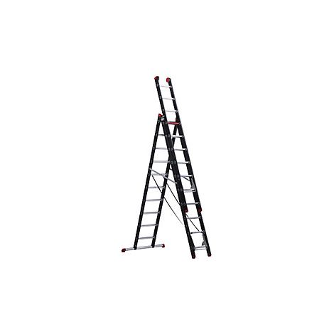 Altrex Mounter Escalera multiusos profesional EN 131 3x10 peldaños (7,50m altura de trabajo)3x10 peldaños (7,50m altura de trabajo) (1/5)