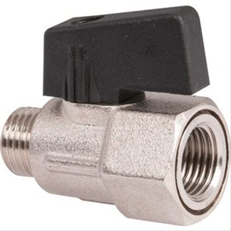 Robinet d'isolement à purge MF 1/4 à boisseau sphérique