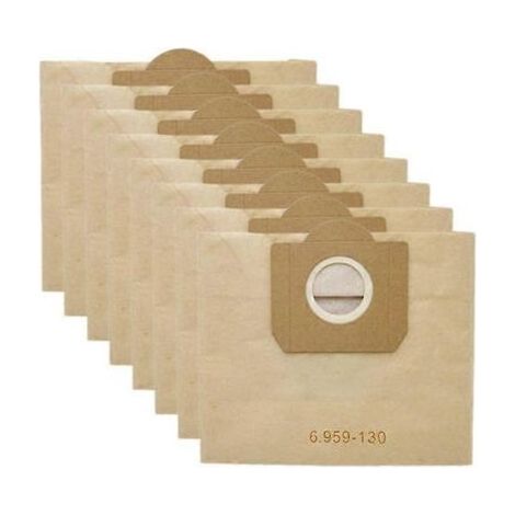 Sacs à poussière pour aspirateurs Kärcher WD3, WD3300, MV3, SE4001, SE4002, 6.959-130, A2200, A2500, A2600 et A2900 (1/5)