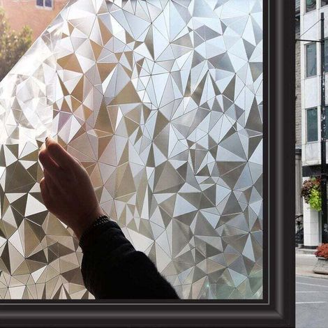 Window Film Self-Adhesive Window Film Self-Adhesive Window Film Decorative Window Film for Home, Office, Bedroom, Kitchen, Doors 75 x 300cm MUMU (1/4)