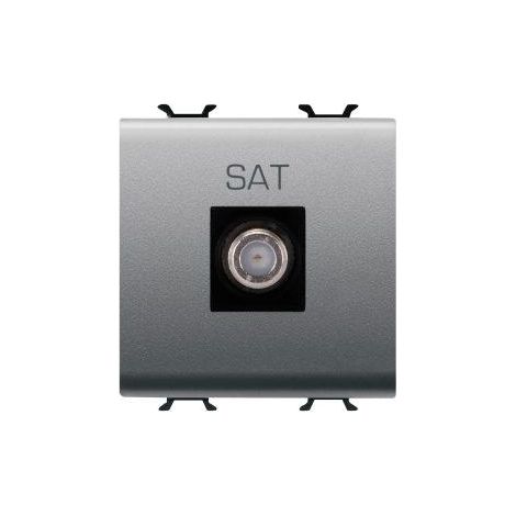 PRISE TV/SAT 2M DIRECTE C.F-FEMM.TITANE GEWISS GW14377