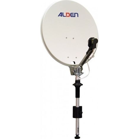 Antenne Satellite manuelle ALDEN diamètre 65 cm sur mât et sans démodulateur