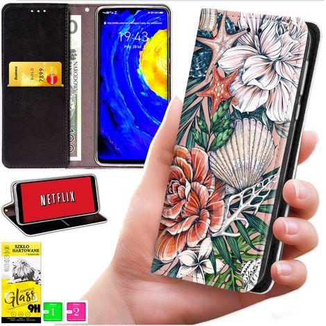 Brieftaschenhülle für Xiaomi Poco X7 Pro 5G – Blue Moon Cover Print + 9H-Glas (1/5)