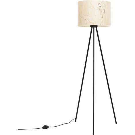 Nevia Stehlampe aus beigefarbenem Marmor (1/5)