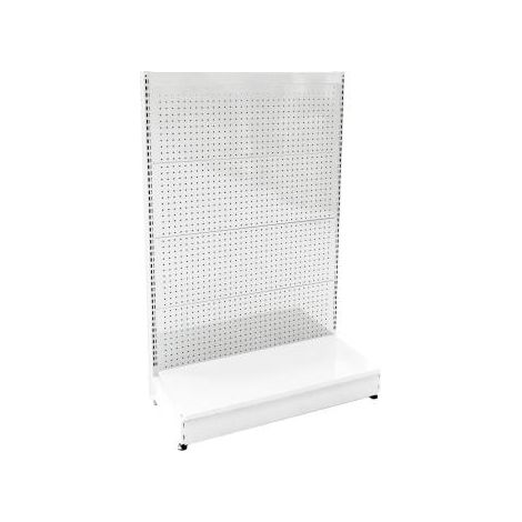 Edm Präsentationsständer für Innenflur Weiß 92,5x41x136 cm