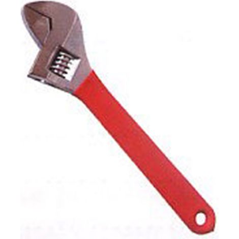 LAMS Rollgabelschlüssel, roter Griff, 10 Zoll, zentral gerändelt, A0010