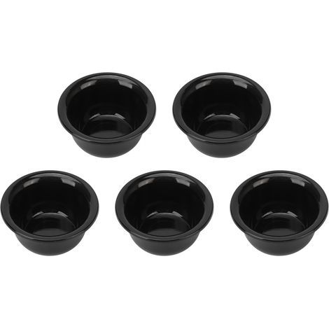 5 pièces Bol à Barbe en Mousse Portable, Surface Brillante et Durable, Pratique pour Savon à Domicile