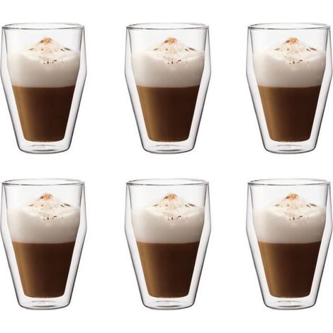 Set 6 verres thermo - BODUM - Titlis - Double paroi - 0.35 l - Transparent (1/5)