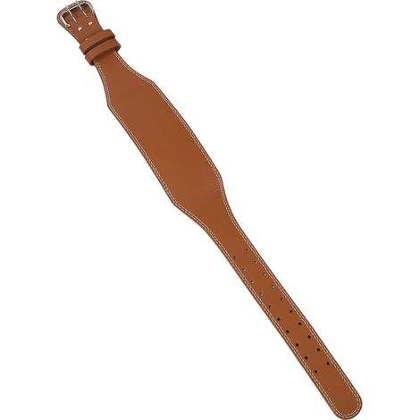 Ceinture de musculation ajustable marron pour l'entraînement, taille S (110 cm / 43,31 pouces), protection lombaire (1/5)