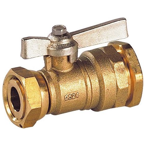Robinet compteur eau b s droit PE 25 ep 26