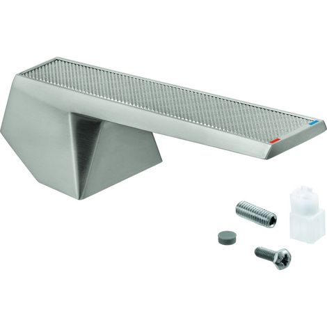 Grohe Hebel für Allure Brilliant mit Temperaturanzeige Rot/Blau, Supersteel, 101385DC00 (1/2)
