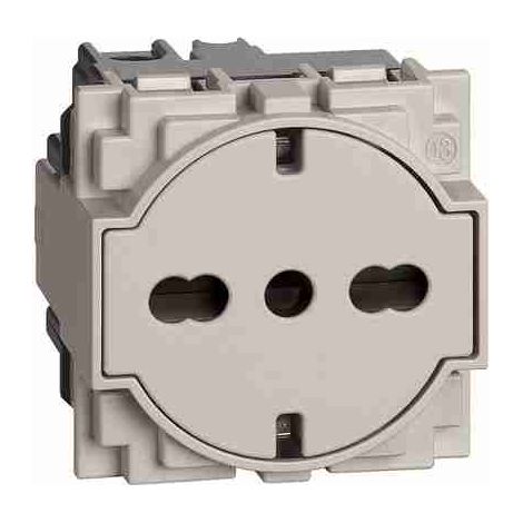 BTIKM4140A16F Standard-Italienische Steckdose P40 flach 2P+E 10/16 A