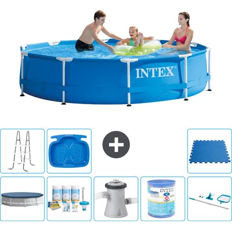 Intex Piscine Tubulaire Ronde - 305x76 cm - 9-pièces S31505 (1/5)