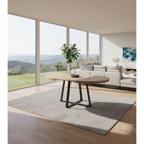 Tavolo Allungabile - 8 Posti Allungabile, Nero, -, 158x110x77h cm Mononykus