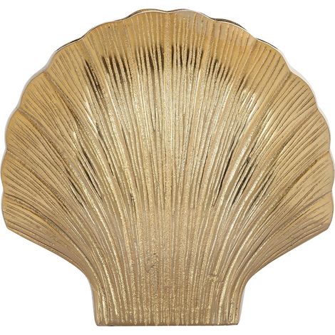 Vase Noé big élégance en aluminium - Teinte dorée éclatante (1/5)