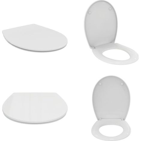 Dolomite Quarzo sedile wc bianco cerniere nylon bianco codice prod: E131601 (1/2)
