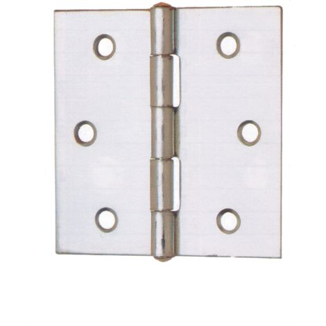 CERNIERA PERNO FISSO 121 ACC ZINC  50 X 50 MM- ALDEGHI LUIGI SPA- 24,0 pz