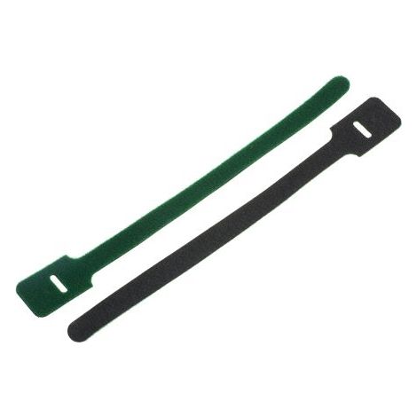 Serre-fils velcro RS PRO Vert, 225mm 25 mm Serre-fils
