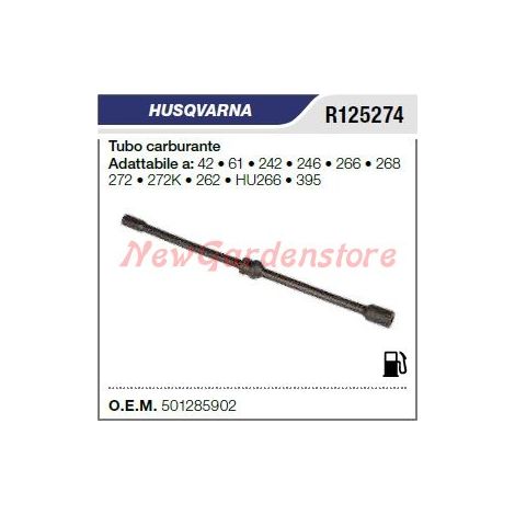 Tubo carburante HUSQVARNA motosega 41 61 242 266 268 272 R125274