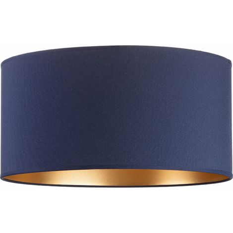 Paralume Tornado rotondo 40 blu navy-oro (1/5)