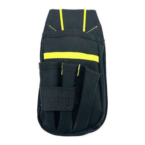Ceinture à outils, sac à outils, petit sac à outils avec ceinture en nylon réglable, pour techniciens, ouvriers du bâtiment