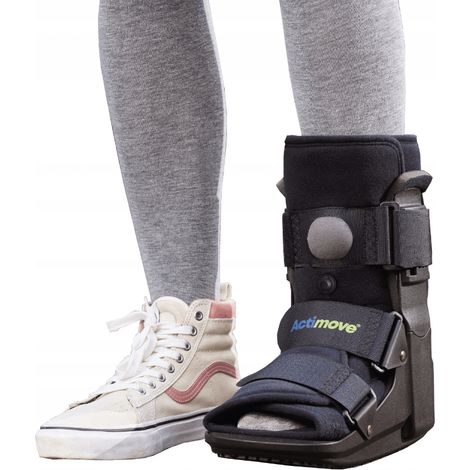 '++ACTIMOVE PRO Schienbein- und Fußorthese LOW Offene Zehen Größe L Schwarz (7627253) (k=16)