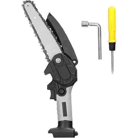 Scie d'élagage électrique de 15 cm (6 pouces) pour le travail du bois, compatible avec les batteries WORX 21V.