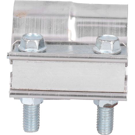 Collier de serrage à clip étagé de 2,5 pouces pour tuyau d'échappement de voiture, connexion du convertisseur catalytique du tuyau de descente du silencieux (1/5)