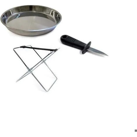CMP Austernserviertablett Silber 34 cm