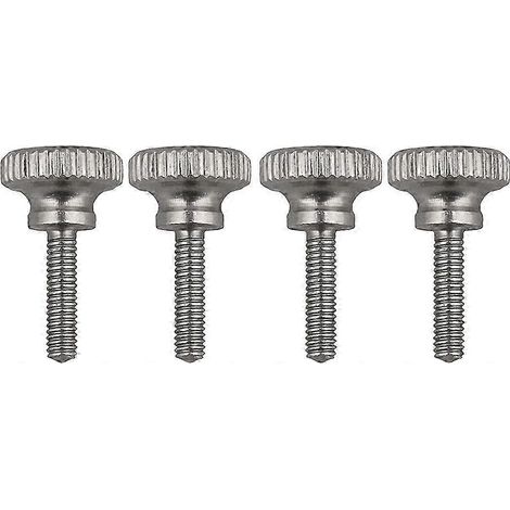 ZK-Satz mit 4 M2,5 x 10 mm Edelstahl-Rändelschrauben (1/5)