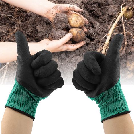 paire de gants de travail antidérapants et résistants à l'usure pour le jardinage et la manutention (1/5)