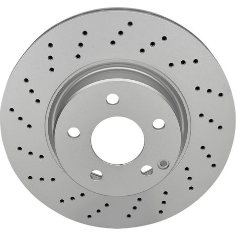 Lot de 2 Disques de frein ATE 24.0128-0163.1 MERCEDES-BENZ 230 421 04 12 (1/5)