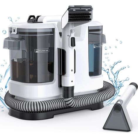 Nasssauger Polsterreiniger Gerät, 550 W - 14 kPa Teppichreiniger Waschsauger, tragbares Teppich-Reinigungsgerät mit Selbstreinigung und langem Schlauch für Teppiche, Sofas & Auto-Innenräume (1/5)