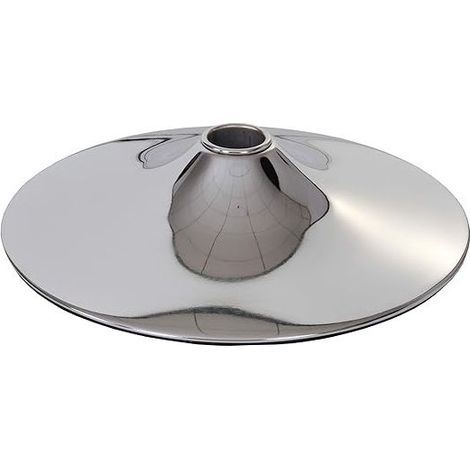 QAZQA Bar Stools/Swivel Floor Plate Base Plate Chrome - Ø 41cm