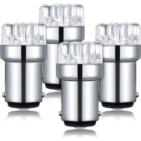 4 morceaux LED 90 ampoule 1004 marine LED ampoule de remplacement BA15D ampoule LED pour les lumières de navigation de bateau, lumières d'ancre de bateau, lumières de poupe, DC 12v (1/5)