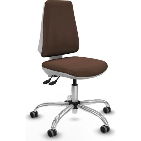 Piqueras-y-crespo Silla de Oficina marrón oscuro ergonómica