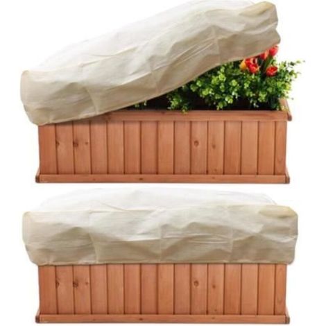 2 Winter Plant Covers, 150 x 45 x 40 cm, Outdoor Plant Protection Covers