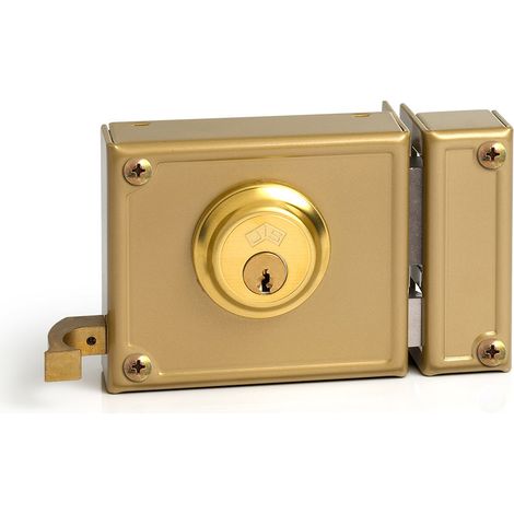 Jis Serratura di sicurezza dorata cilindro 52 mm 3 chiavi