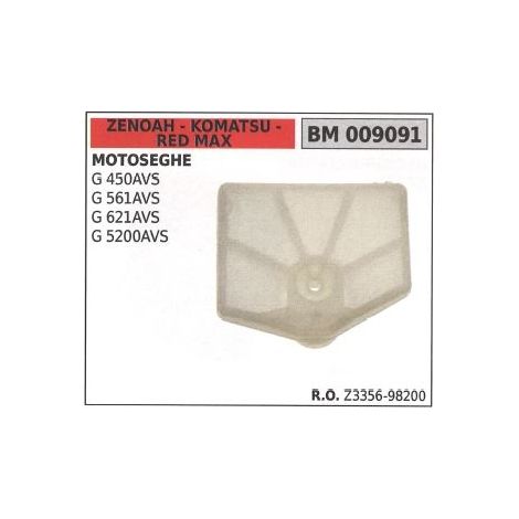 Filtro aria ZENOAH per motosega G 450AVS 561AVS 621AVS 5200AVS 009091