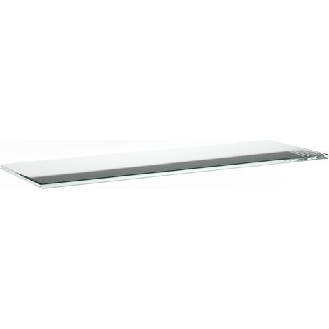 Ripiano Bolis Italia Vitra trasparente 12 x 45 x 0,6 cm (1/2)