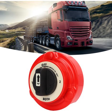 DC6-32V Stromkreisschalter für Yachten und Wohnmobile, 300A, vierstufiger Doppelbatterie-Wahlschalter mit drei Anschlüssen, AUS-1-BEIDE (1+2-2) (1/5)