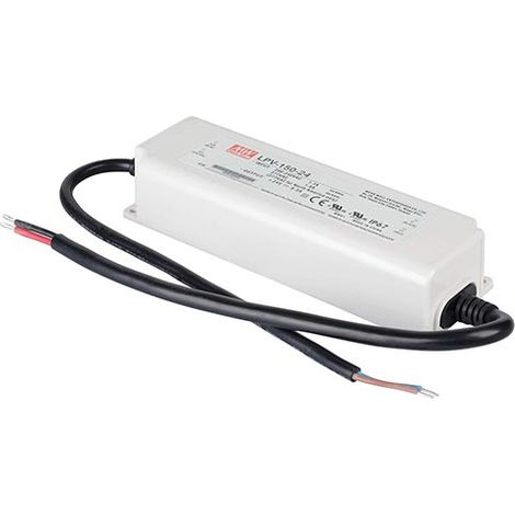 Meanwell LPV-150-24 alimentatore 150W bianco IP67 (1/3)