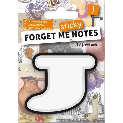 Dimenticami i post-it lettera J