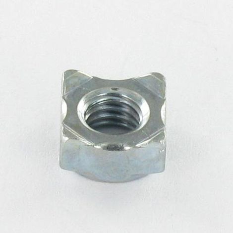 Ecrou carré à souder M6 10X10X5 Acier zingué-1 pièce