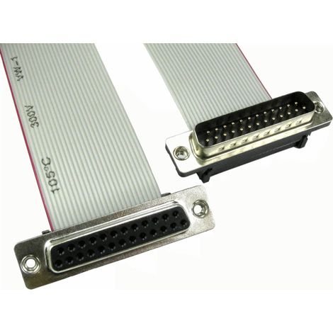 Câble réseau, Mâle 25 contacts vers Femelle 25 contacts, longueur 500mm ( Prix pour 1 )